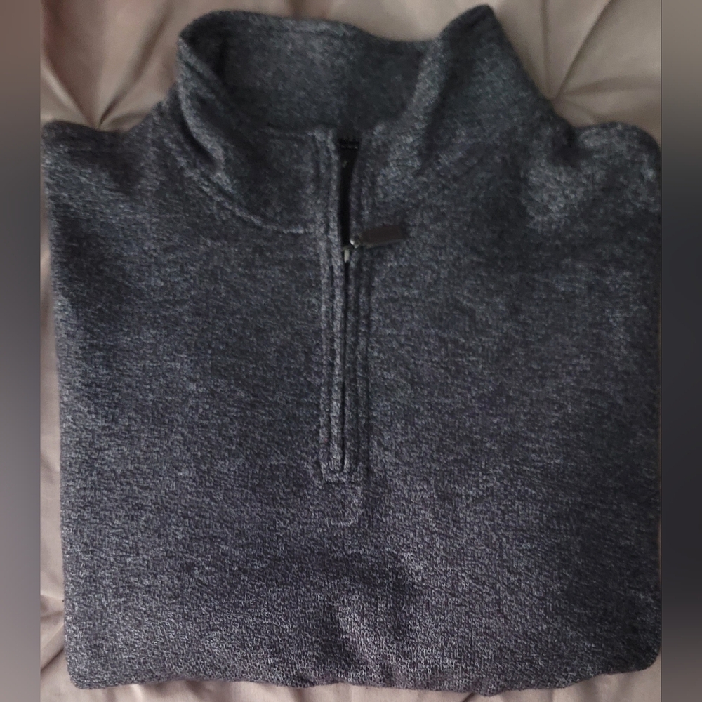 Hudson River Qtr Zip Sweater / Top XXL Gray
